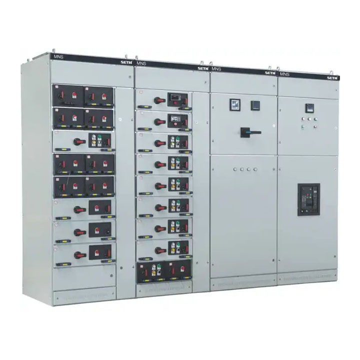 Switchgear med låg spänningslåda